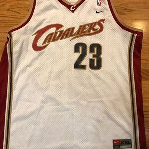 Lebron James Cavs rookie swingman 2XL White